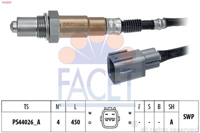 FACET 10.8293 Číslo výrobce: KW 498 293. EAN: 8012510054673.