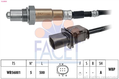 FACET 10.8404 Číslo výrobce: EPS 1.998.404. EAN: 8012510031513.
