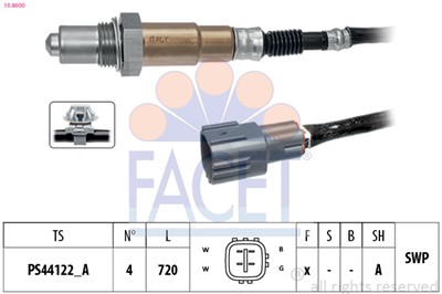FACET 10.8600 Číslo výrobce: EPS 1.998.600. EAN: 8012510302293.