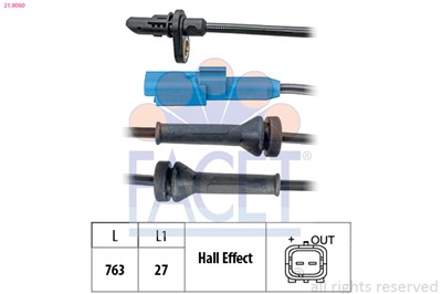 FACET 21.0060 Číslo výrobce: KW 460 060. EAN: 8012510054253.