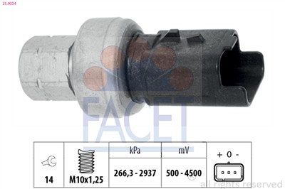 FACET 25.0024 Číslo výrobce: EPS 1.980.024. EAN: 8012510303467.