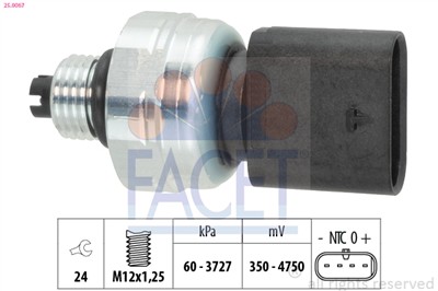 FACET 25.0067 Číslo výrobce: EPS 1.980.067. EAN: 8012510304662.