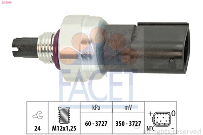 FACET 25.0069 Číslo výrobce: EPS 1.980.069. EAN: 8012510304686.