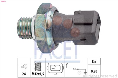 FACET 7.0071 Číslo výrobce: EPS 1.800.071. EAN: 8012510038086.