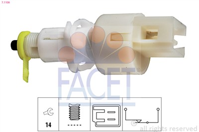 FACET 7.1108 Číslo výrobce: EPS 1.810.108. EAN: 8012510064481.