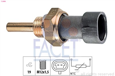 FACET 7.3098 Číslo výrobce: KW 530 098. EAN: 8012510041024.