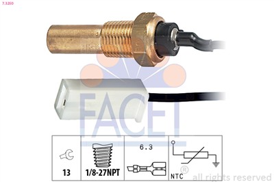 FACET 7.3250 Číslo výrobce: KW 530 250. EAN: 8012510097502.