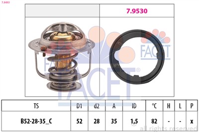 FACET 7.8493 Číslo výrobce: EPS 1.880.493. EAN: 8012510089910.
