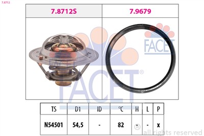 FACET 7.8712 Číslo výrobce: EPS 1.880.712. EAN: 8012510024225.