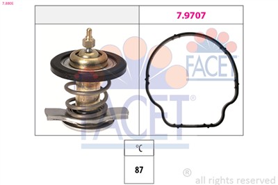 FACET 7.8805 Číslo výrobce: KW 580 805. EAN: 8012510034170.