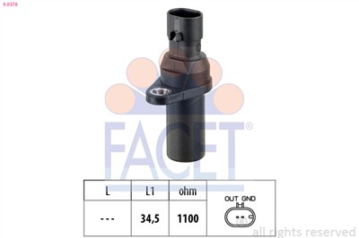 FACET 9.0378 Číslo výrobce: KW 453 378. EAN: 8012510008966.