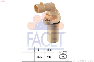 FACET 9.0379 Číslo výrobce: KW 453 379. EAN: 8012510008942.