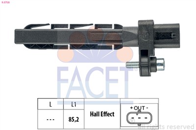 FACET 9.0758 Číslo výrobce: EPS 1.953.758. EAN: 8012510036044.