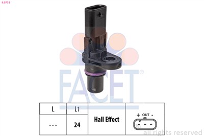 FACET 9.0774 Číslo výrobce: EPS 1.953.774. EAN: 8012510069066.