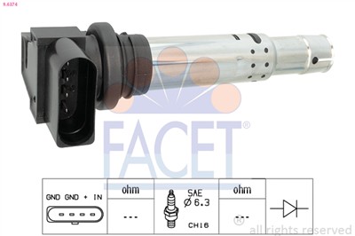 FACET 9.6374 Číslo výrobce: EPS 1.970.474. EAN: 8012510020852.