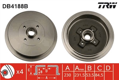 TRW DB4188B EAN: 3322937811342.