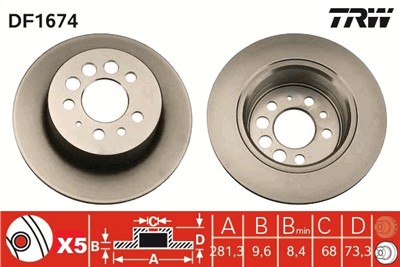 TRW DF1674 EAN: 3322936167402.