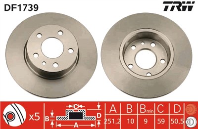 TRW DF1739 EAN: 3322936173908.