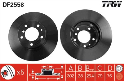 TRW DF2558 EAN: 3322936255802.