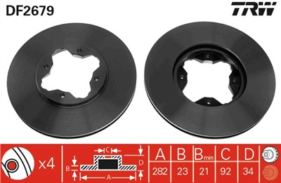 TRW DF2679 EAN: 3322937108596.