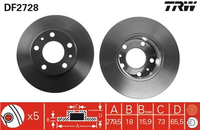 TRW DF2728 EAN: 3322937117987.