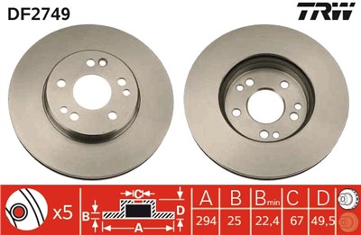 TRW DF2749 EAN: 3322937132607.