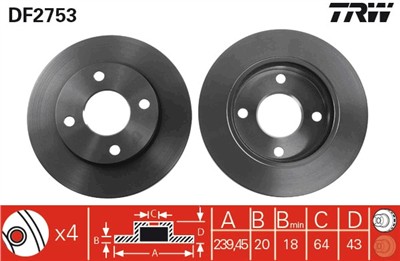 TRW DF2753 EAN: 3322937136810.