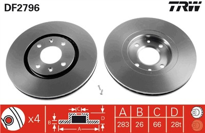 TRW DF2796 EAN: 3322937187140.