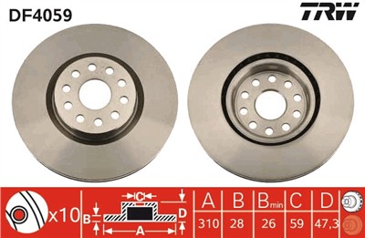 TRW DF4059 EAN: 3322937268931.