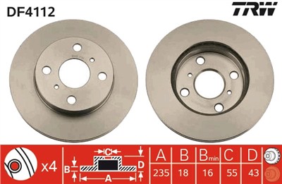 TRW DF4112 EAN: 3322937288557.