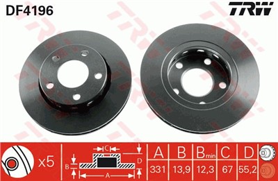 TRW DF4196 EAN: 3322937320943.