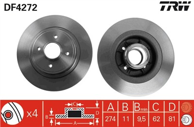 TRW DF4272 EAN: 3322937369584.