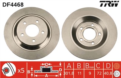 TRW DF4468 EAN: 3322937474370.