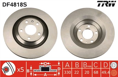 TRW DF4818S EAN: 3322937928613.
