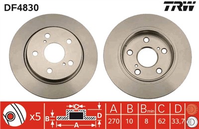 TRW DF4830 EAN: 3322937891719.