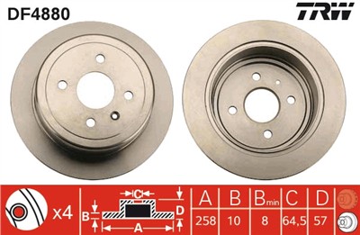 TRW DF4880 EAN: 3322937950577.
