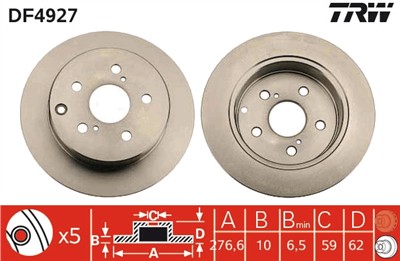 TRW DF4927 EAN: 3322937951031.