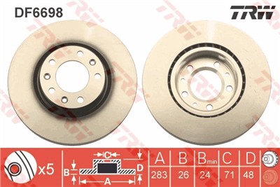 TRW DF6698 EAN: 3322938287344.