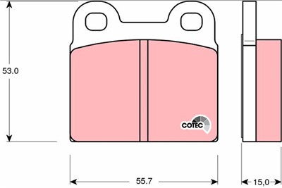 TRW GDB102 Číslo výrobce: 20009. EAN: 3322936401025.