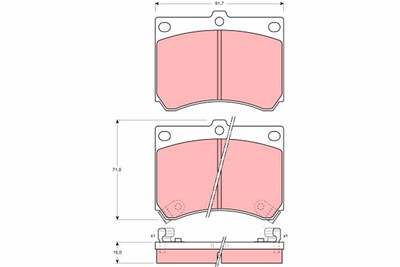 TRW GDB1029 Číslo výrobce: 21277. EAN: 3322936410294.