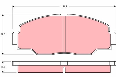 TRW GDB1042 Číslo výrobce: 21855. EAN: 3322936410423.