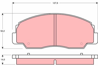 TRW GDB1134 Číslo výrobce: 21712. EAN: 3322936411345.