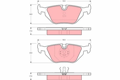 TRW GDB1189 Číslo výrobce: 20180. EAN: 3322936411895.