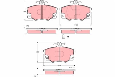 TRW GDB1223 Číslo výrobce: 20838. EAN: 3322937145232.
