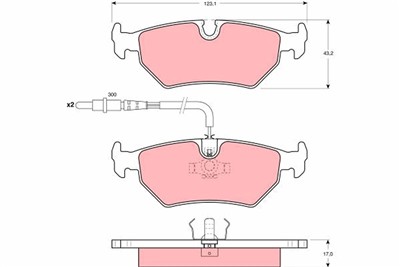 TRW GDB1258 Číslo výrobce: 21275. EAN: 3322937137992.