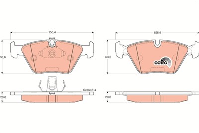 TRW GDB1264 Číslo výrobce: 21677. EAN: 3322937186587.