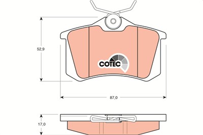 TRW GDB1330 Číslo výrobce: 20960. EAN: 3322937241712.