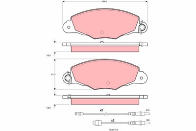 TRW GDB1336 Číslo výrobce: 23135. EAN: 3322937211395.