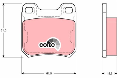 TRW GDB1346 Číslo výrobce: 23091. EAN: 3322937210787.