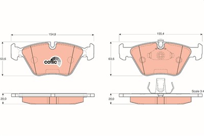 TRW GDB1404 Číslo výrobce: 21676. EAN: 3322937264513.